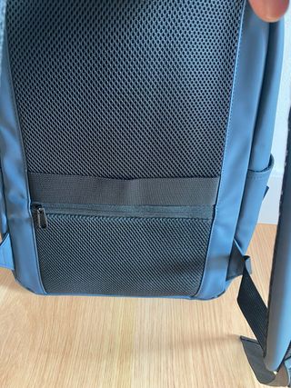 Mochila impermeable azul grisácea