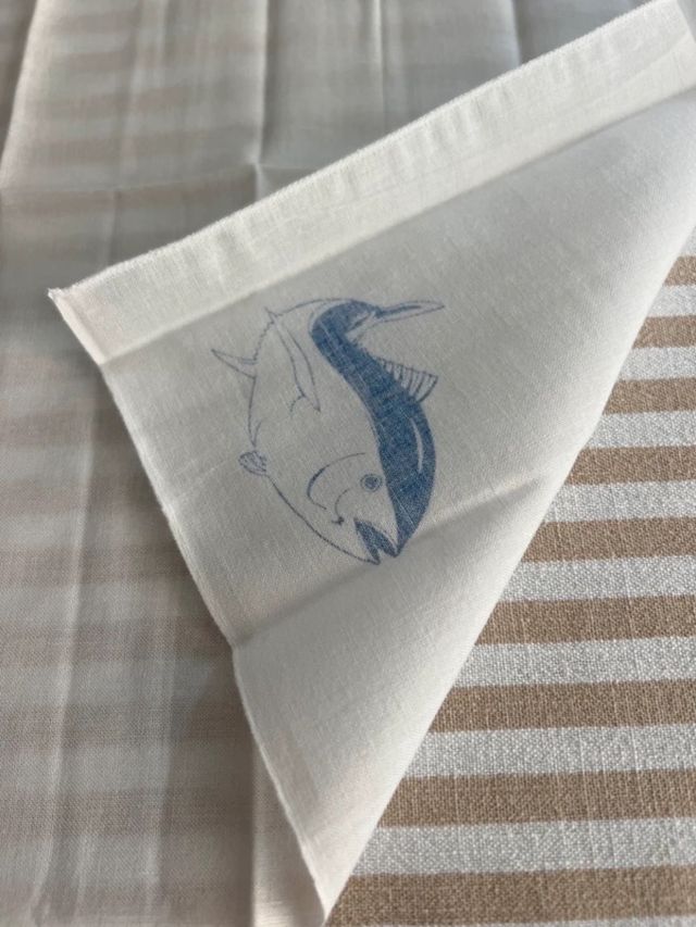Pañuelo japonés Sushi pescado atún