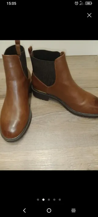 Botines marrones mujer