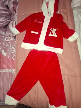 Vestito Babbo Natale Bambino Rosso