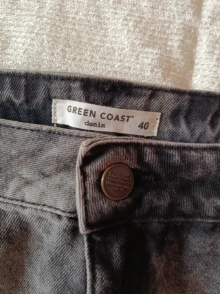 Falda vaquera Green Coast bordada