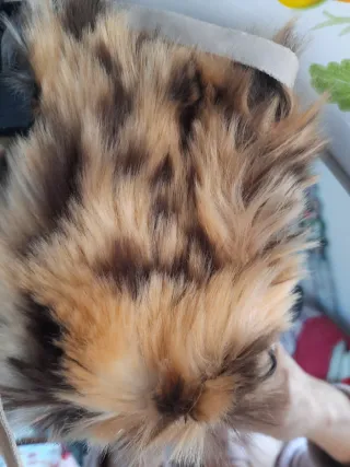 Colletto in pelliccia sintetica