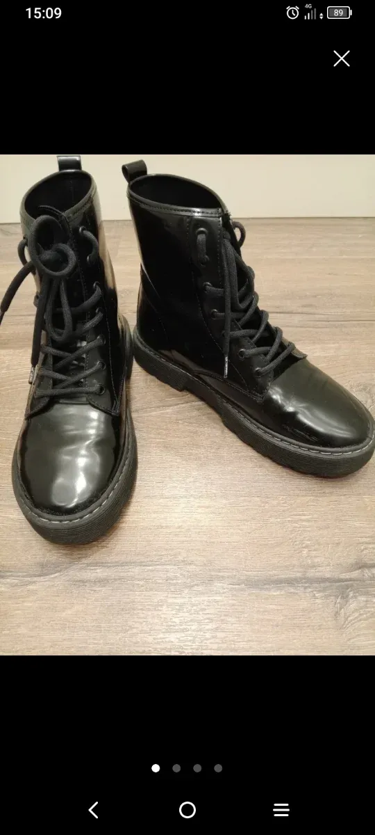 Botas militares negras De. Franklin