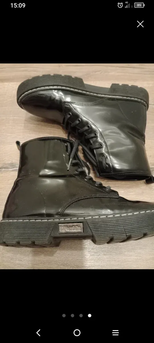 Botas militares negras De. Franklin