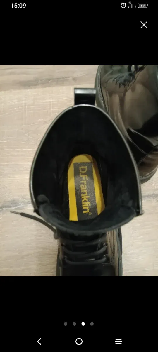 Botas militares negras De. Franklin