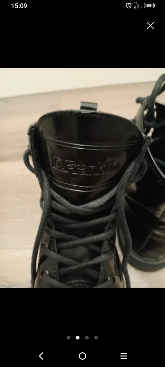 Botas militares negras De. Franklin