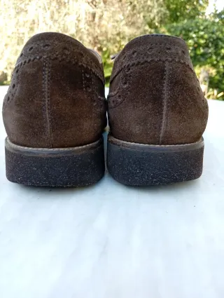 TOD'S Scarpe Derby Pelle Scamosciata Marrone