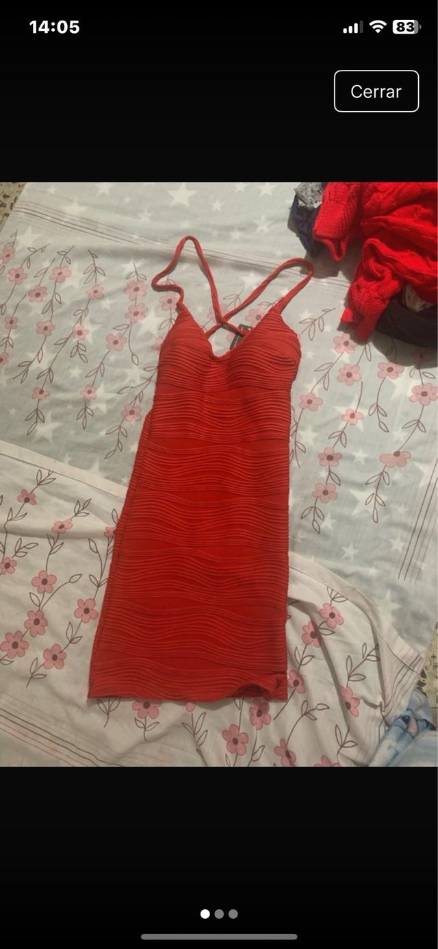 Vestido rojo ajustado