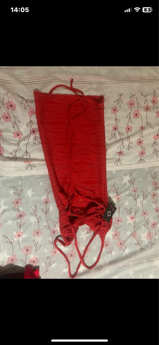 Vestido rojo ajustado