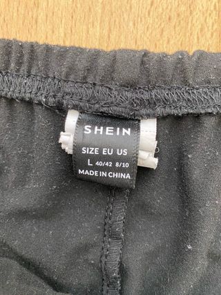 Shorts premamá Shein negros