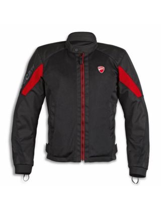 Chaqueta Moto Ducati Negra y Roja