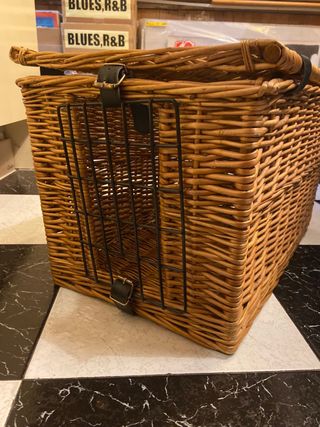 Transportín mimbre gato/perro pequeño