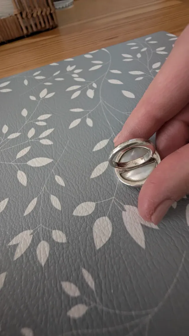 Anillo Tous Plata y Nácar Oso