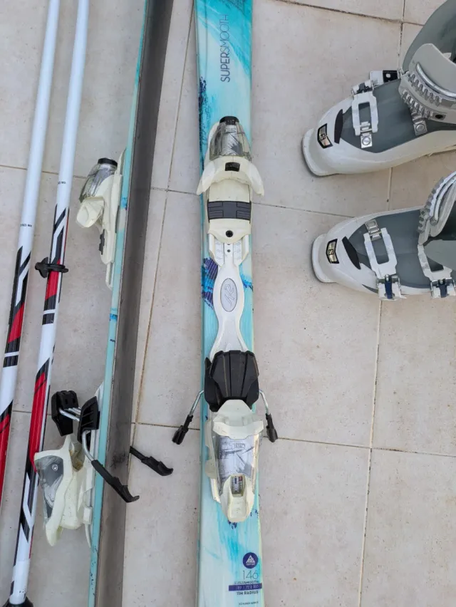 Equipo Esquí Mujer Salomon Botas Talla 26