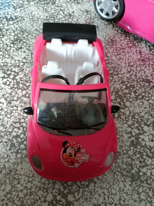 Macchinina rosa Minnie per bambole