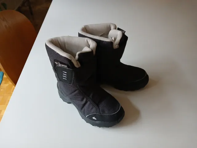 Botas nieve Decathlon niños T29 negras