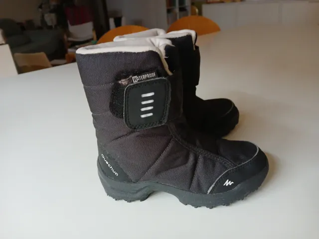 Botas nieve Decathlon niños T29 negras