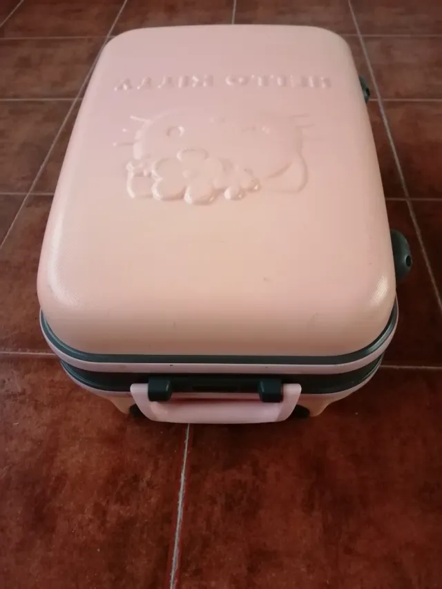 Piccola valigia Hello Kitty rosa