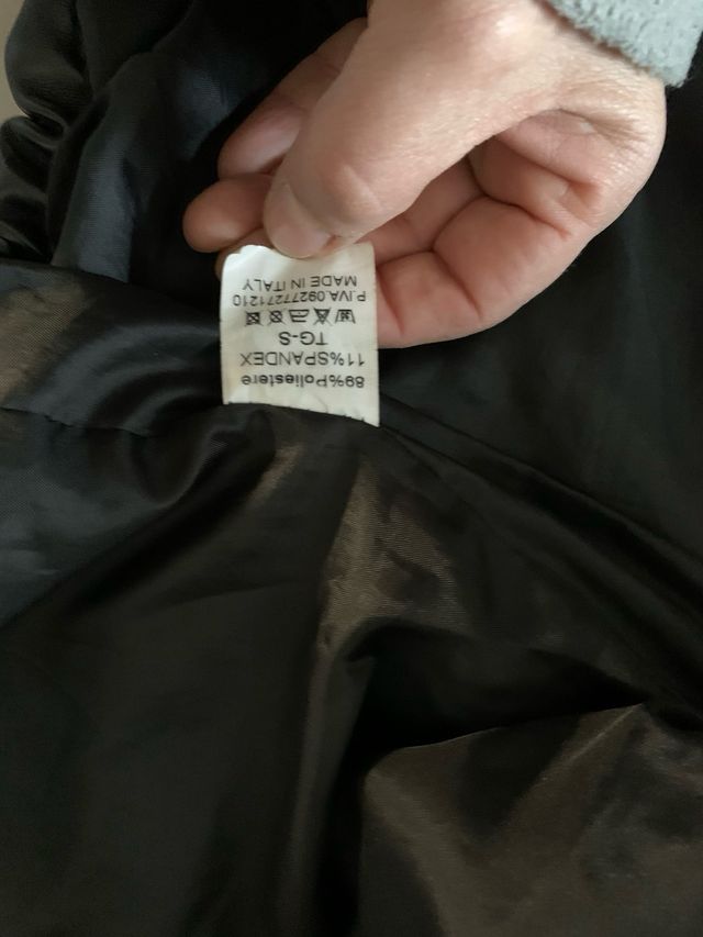 Giubbino bomber nero