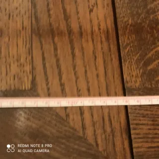 Mesa de comedor antigua de madera extensible