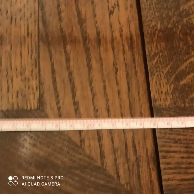 Mesa de comedor antigua de madera extensible