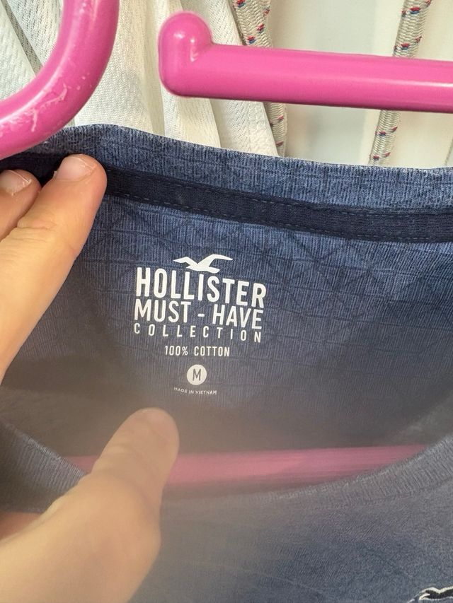 Camiseta Hollister Azul Talla M