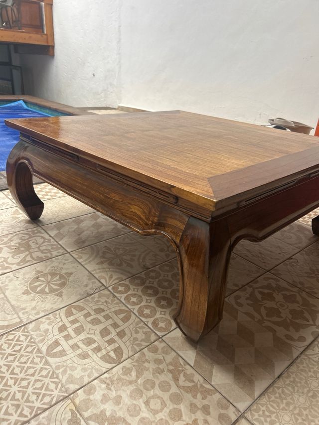 Mesa de centro madera maciza