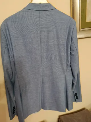 Traje Zara Chaqueta y Pantalón Azul