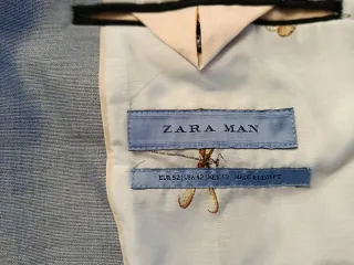 Traje Zara Chaqueta y Pantalón Azul