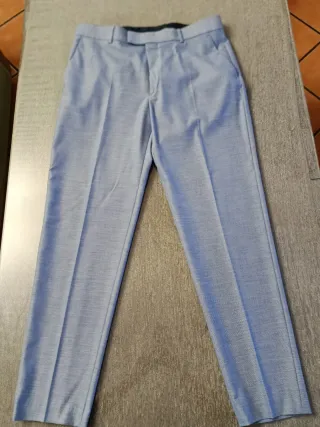 Traje Zara Chaqueta y Pantalón Azul