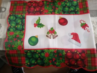 Mantel y camino de mesa Navidad