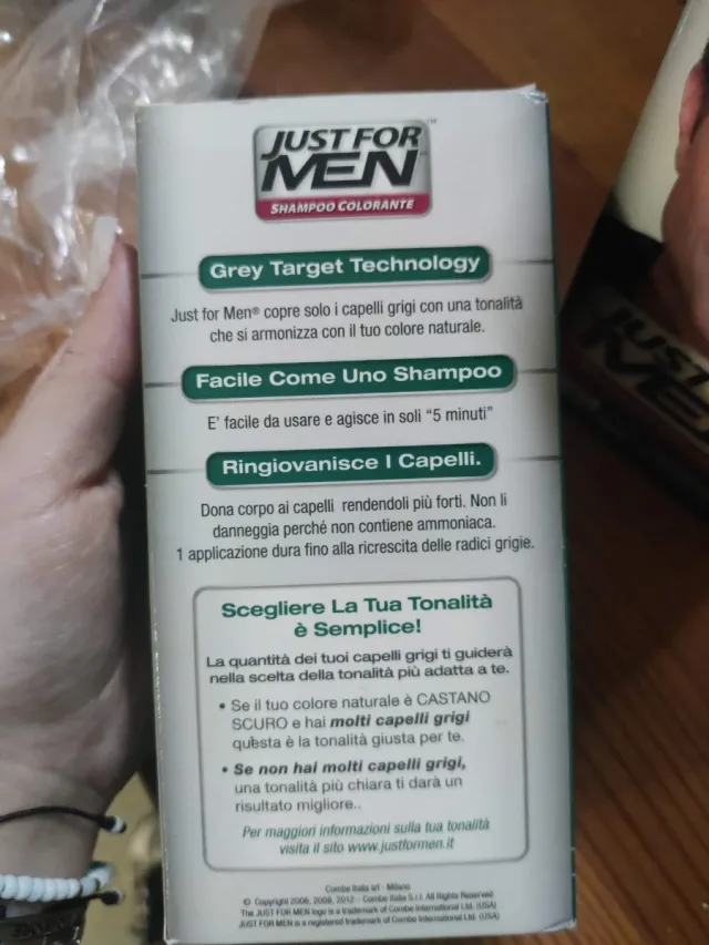 Just For Men Shampoo Colorante Castano Scuro H-45