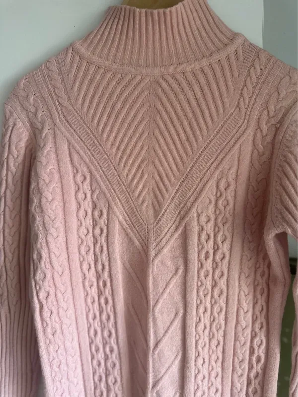 Jersey rosa cuello alto talla S-M