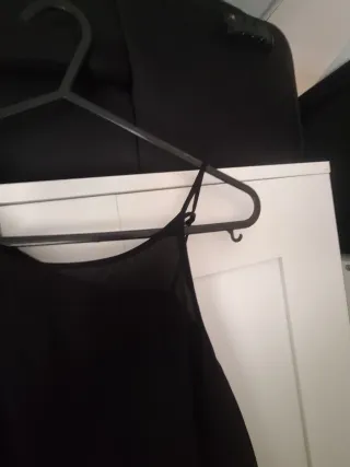 Vestido largo negro talla única