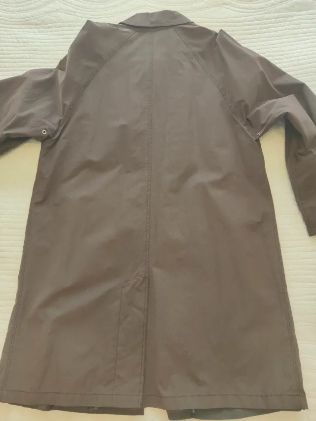 Gabardina mujer marrón