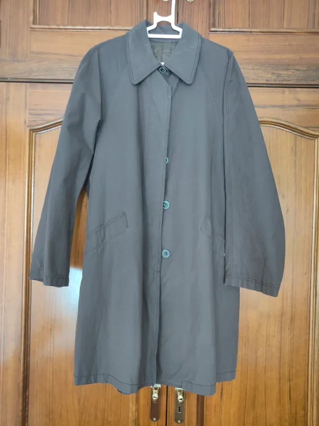 Gabardina mujer marrón