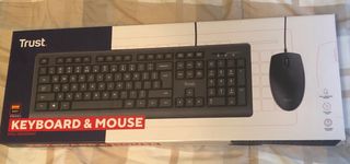 Set de Teclado y Raton Trust" c/cable USB
