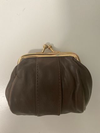 Monedero de cuero varios colores