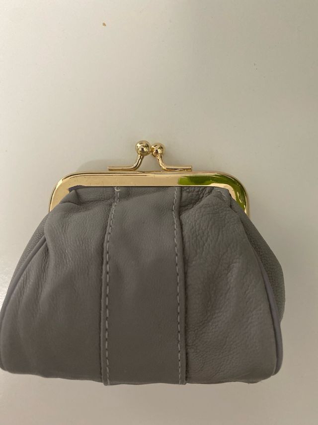 Monedero de cuero varios colores