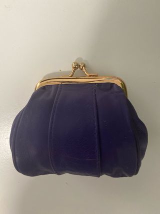 Monedero de cuero varios colores