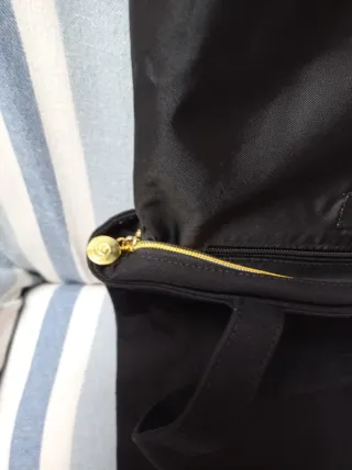 Borsa cotone nera e oro Cartorama