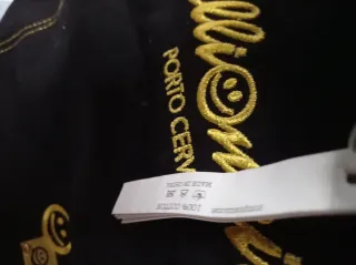 Borsa cotone nera e oro Cartorama