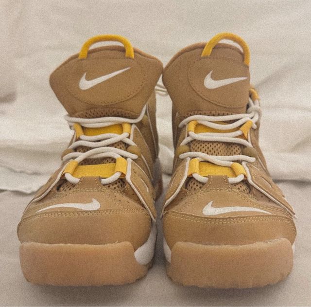 Zapatillas Nike Air More Uptempo Marrones/Amarilla