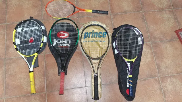Lote raquetas de tenis
