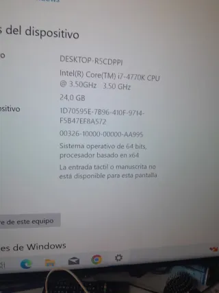 Coolbox i7 4770K PC Torre Negra