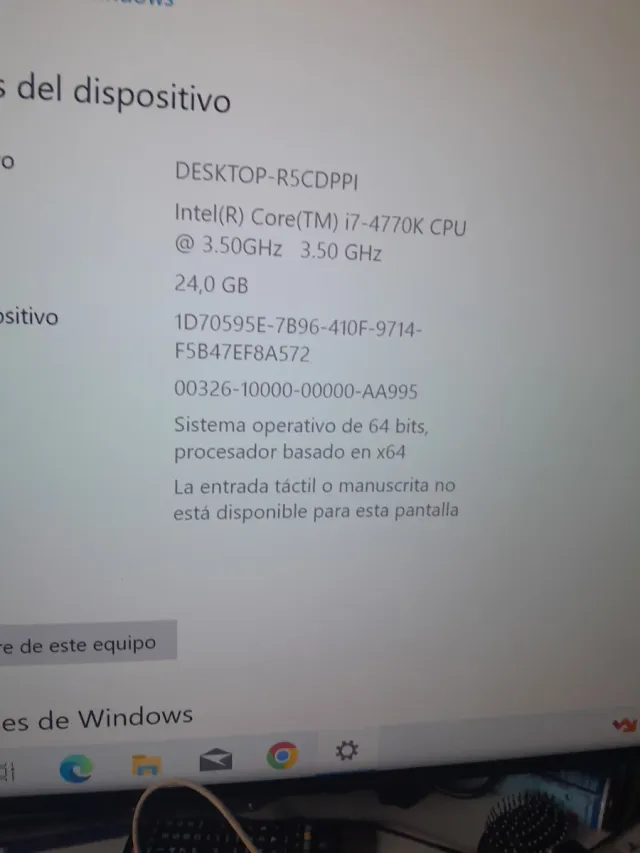 Coolbox i7 4770K PC Torre Negra