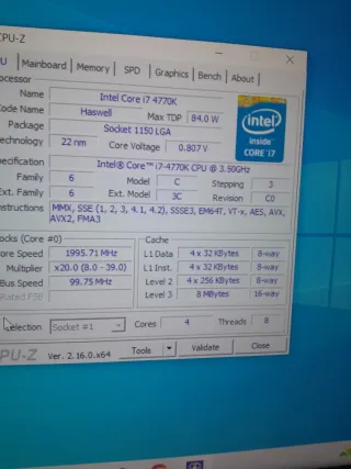 Coolbox i7 4770K PC Torre Negra