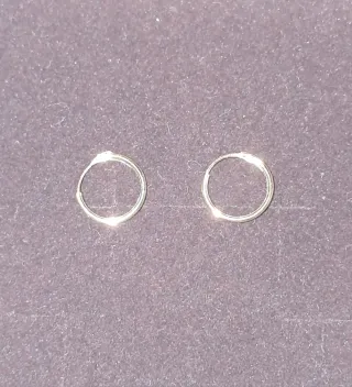 Aritos bebé y niña oro 18k