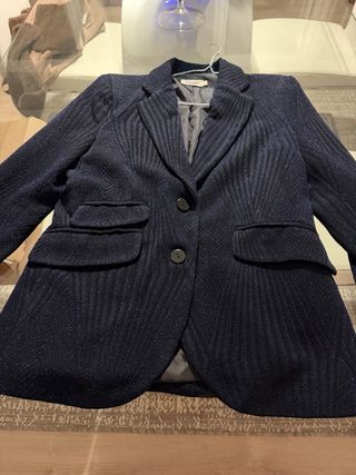 Americana Nicoli azul y negra, nueva