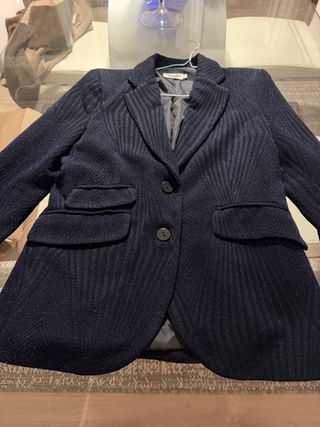 Americana Nicoli azul y negra, nueva